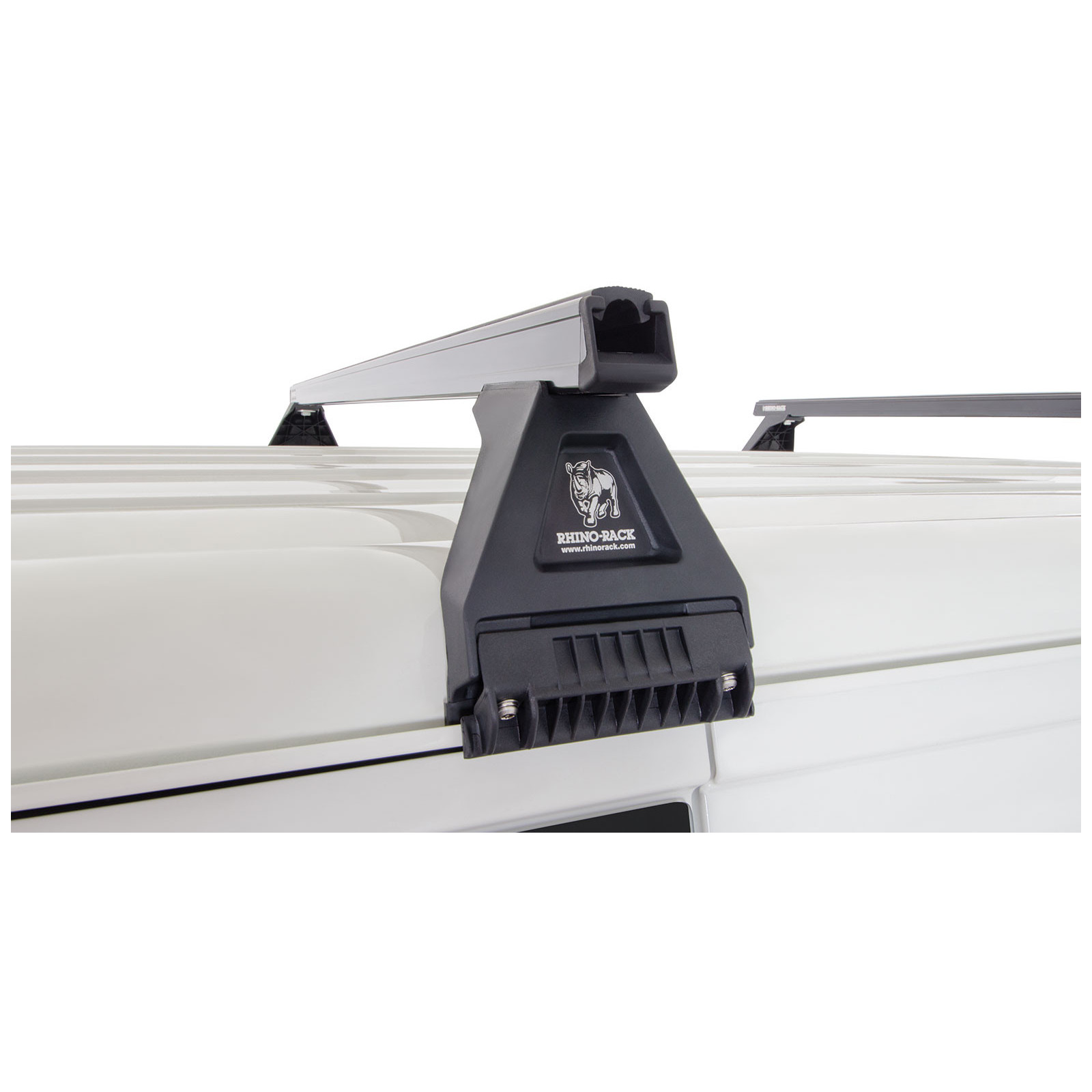 Kit 2 barres de toit noires RHINO-RACK Heavy Duty RL150 • JA0801 