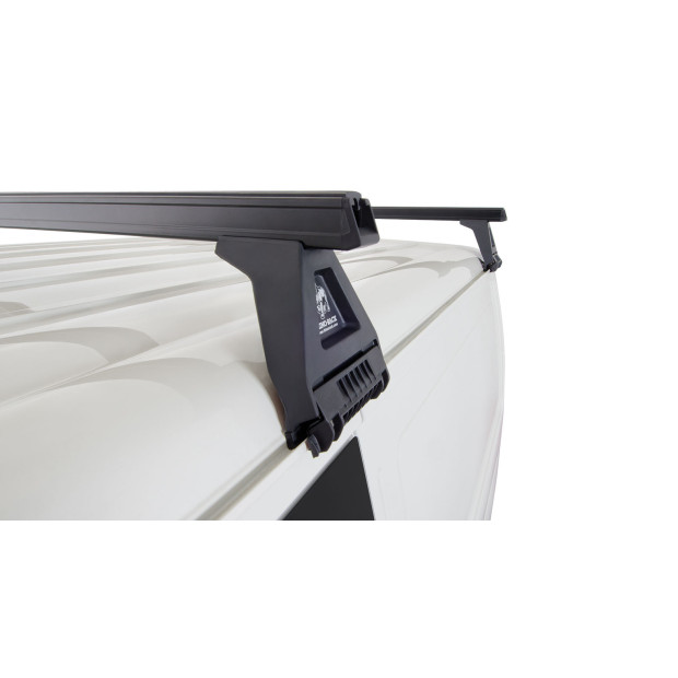 Kit 2 barres de toit noires RHINO-RACK Heavy Duty RL150 • JA0801 