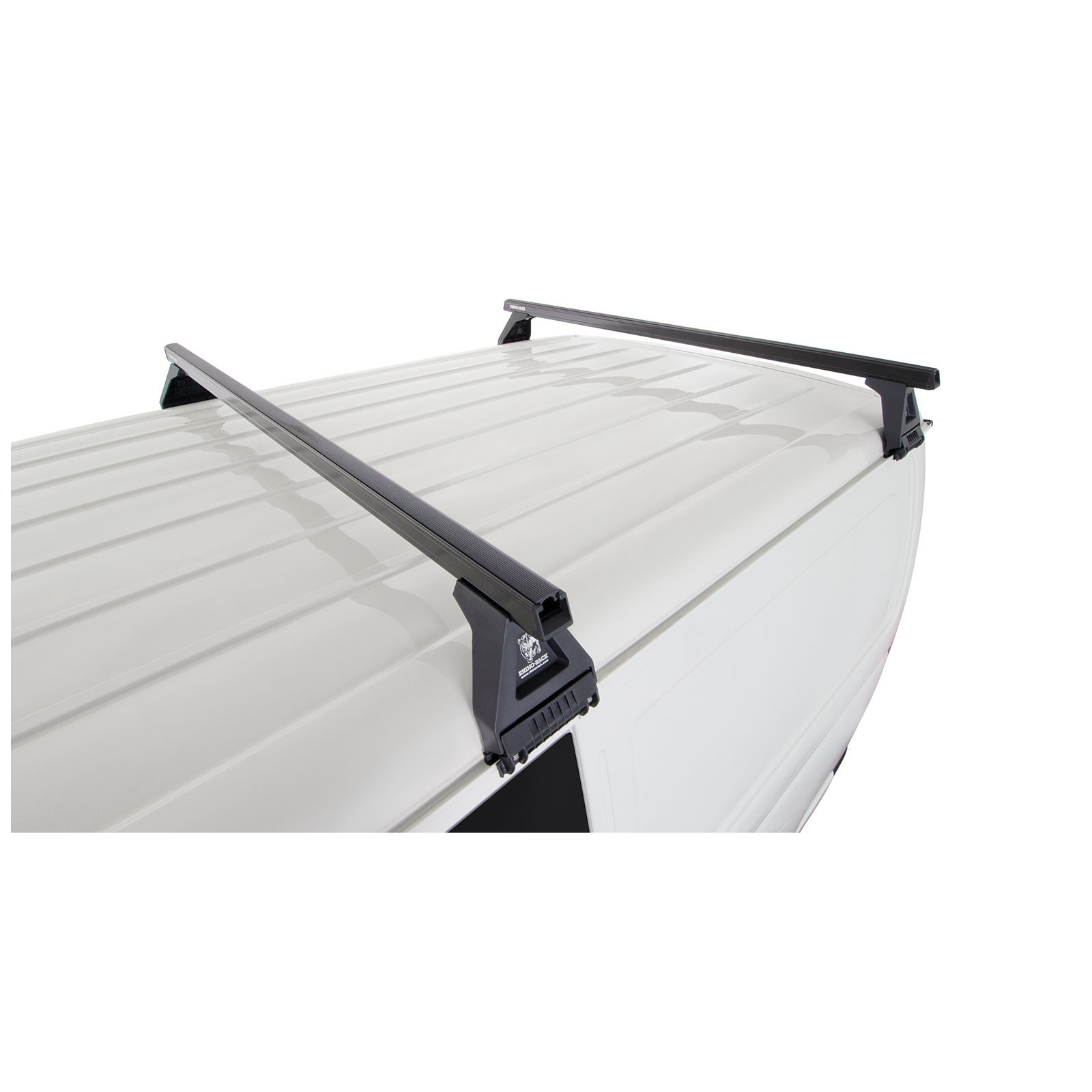 Kit 2 barres de toit noires RHINO-RACK Heavy Duty RL150 • JA0801 