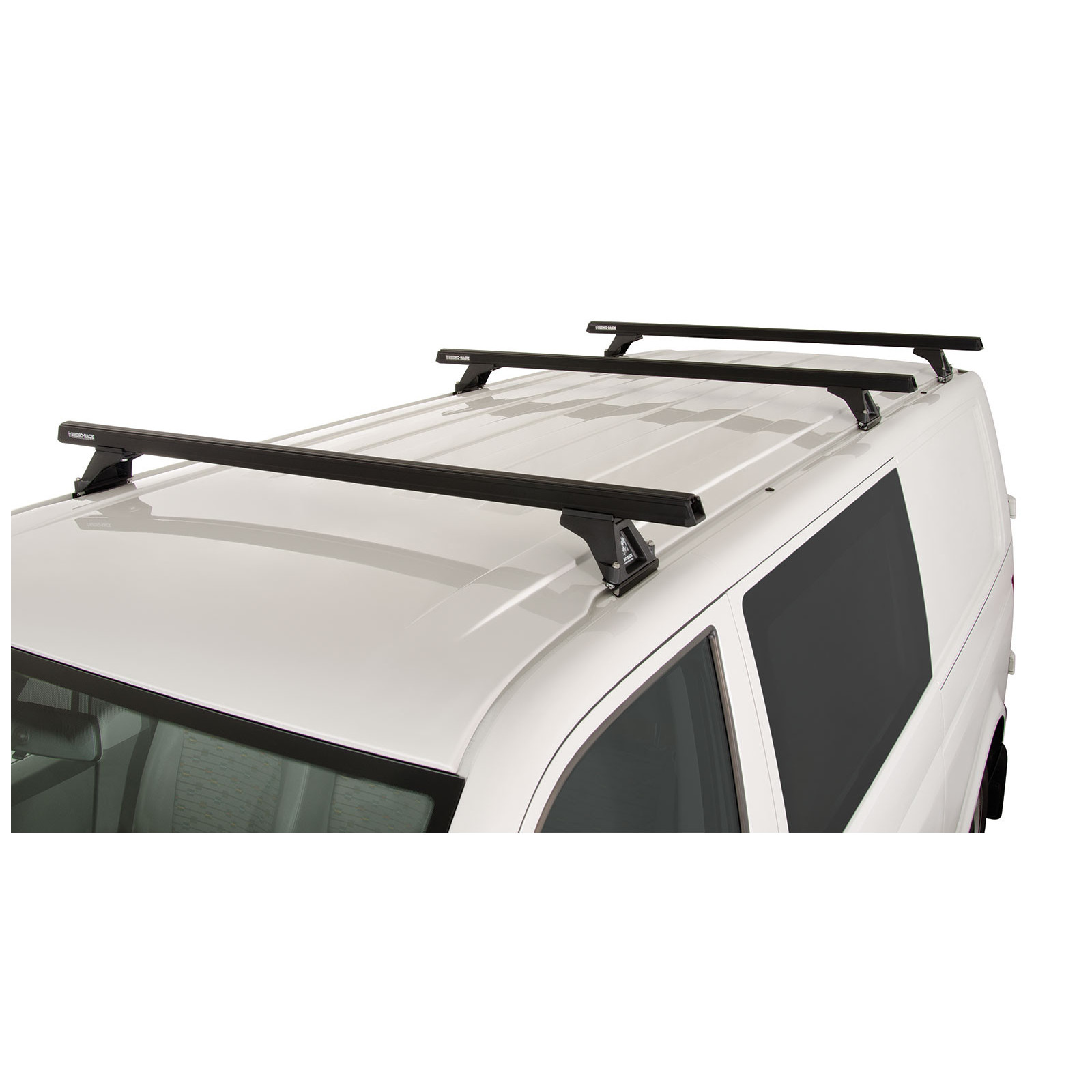 Kit 3 barres de toit noires RHINO-RACK Heavy Duty RLTF • JA0829 