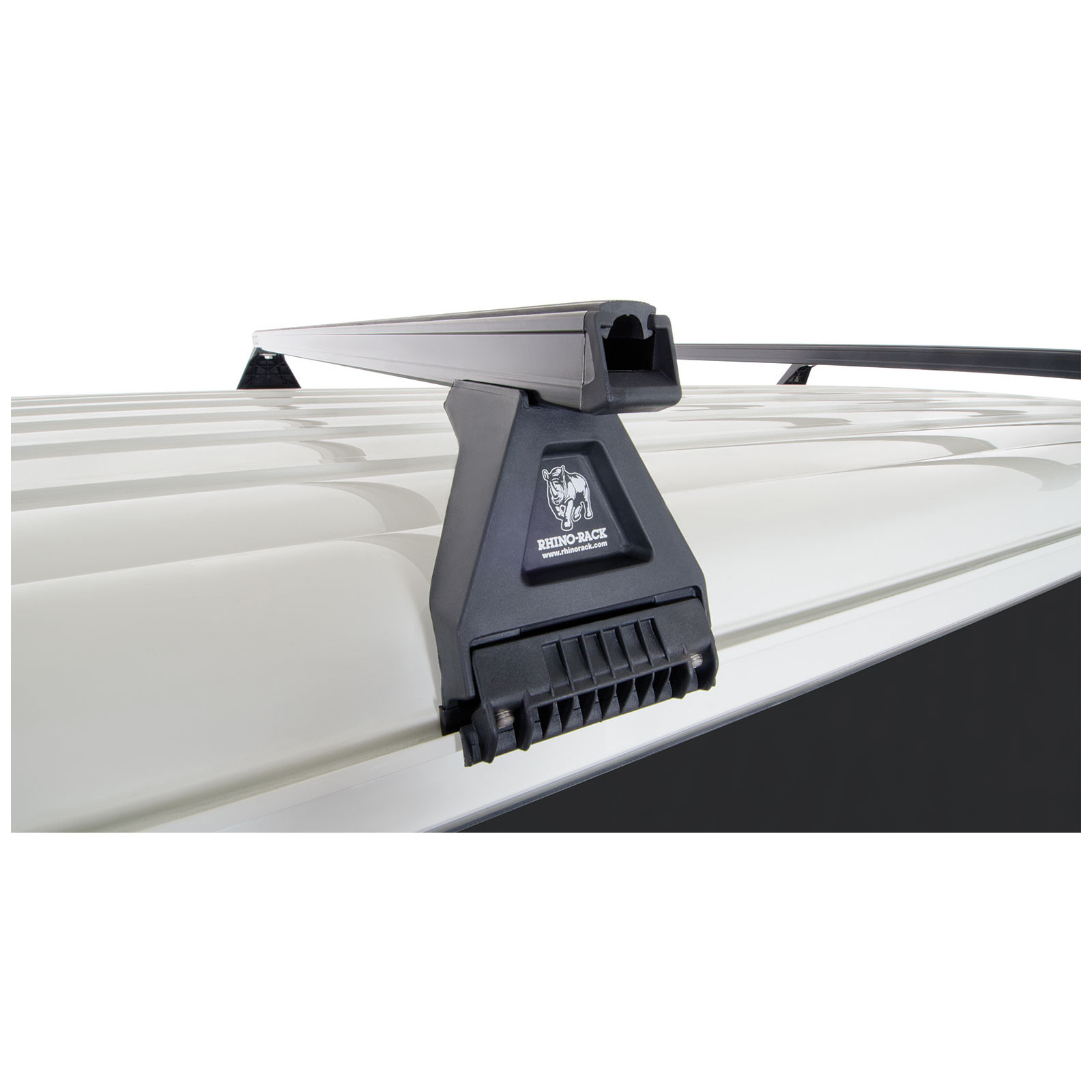 Kit 3 barres de toit noires RHINO-RACK Heavy Duty RL150 • JA0833 