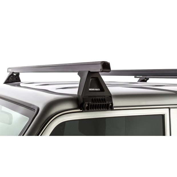 Kit 3 barres de toit noires RHINO-RACK Heavy Duty RL150 • JA0834 