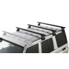 Kit 3 barres de toit noires RHINO-RACK Heavy Duty RL150 • JA0834 