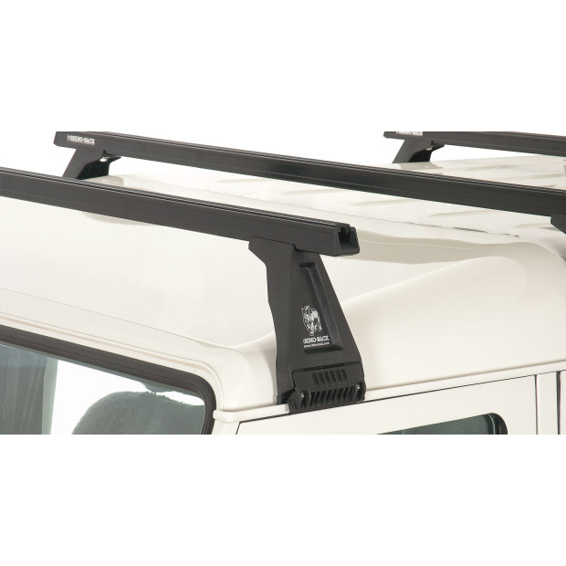 Kit 3 barres de toit noires RHINO-RACK Heavy Duty RL210 • JA0836 