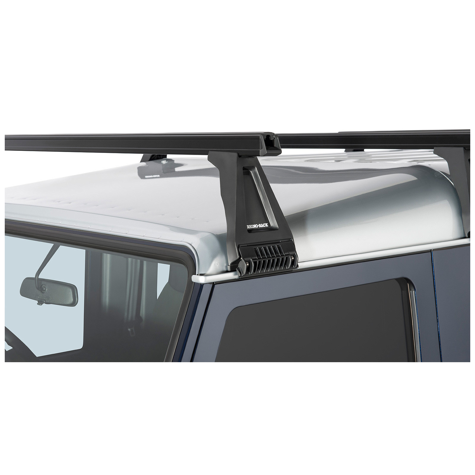 Kit 3 barres de toit noires RHINO-RACK Heavy Duty RL210 • JA0836 
