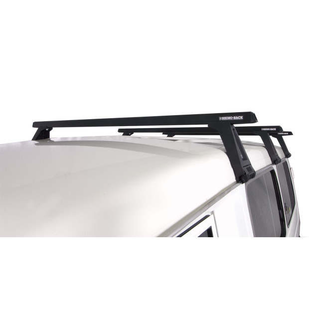 Kit 3 barres de toit noires RHINO-RACK Heavy Duty RL210 • JA0837 