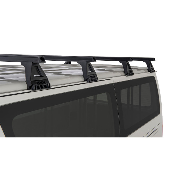 Kit 4 barres de toit noires RHINO-RACK Heavy Duty RL150 • JA0847 