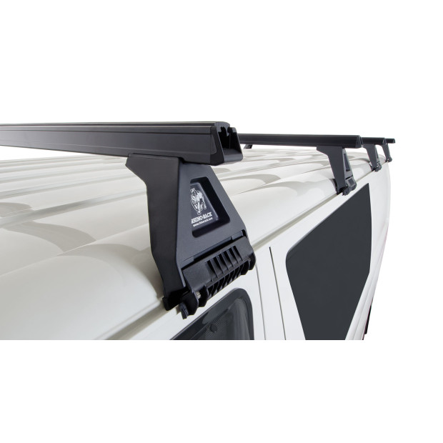 Kit 4 barres de toit noires RHINO-RACK Heavy Duty RL150 • JA0847 