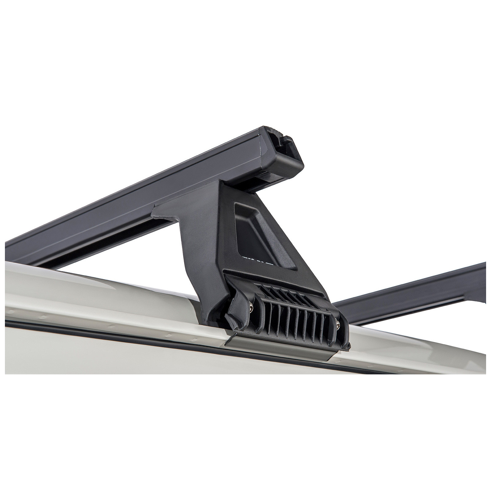 Kit 4 barres de toit noires RHINO-RACK Heavy Duty RL150 • JA0847 