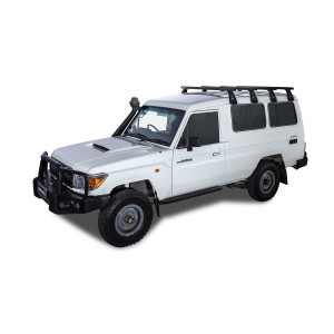 Kit 4 barres de toit noires RHINO-RACK Heavy Duty RL210 • JA0852 