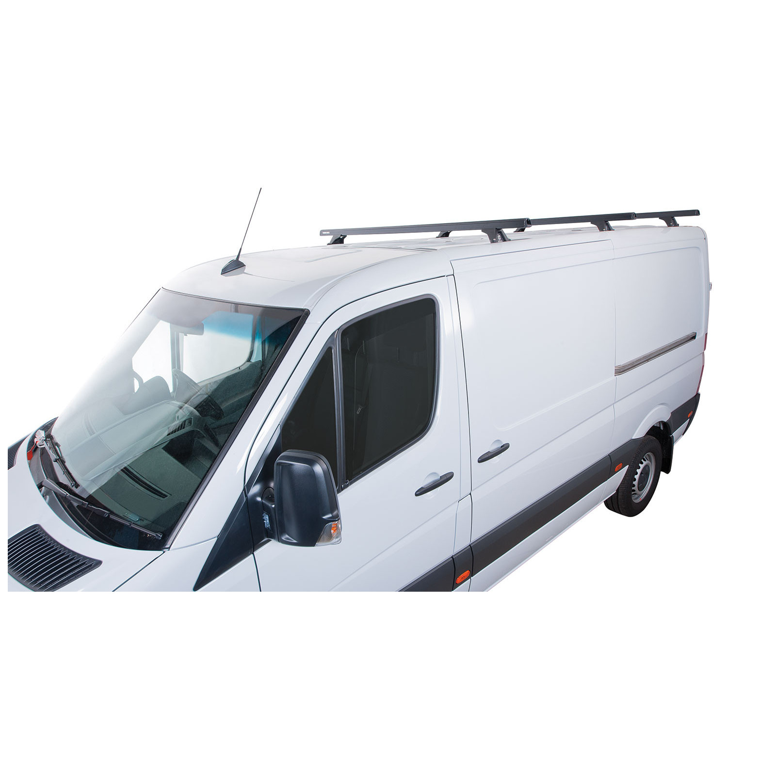 Kit 3 barres de toit noires RHINO-RACK Heavy Duty RLTF • JA0979 