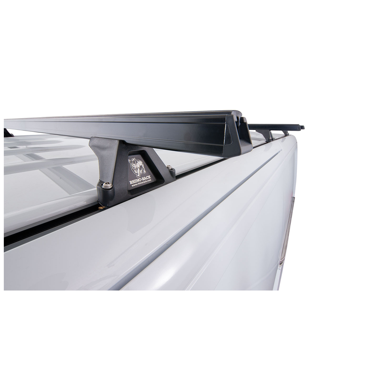 Kit 3 barres de toit noires RHINO-RACK Heavy Duty RLTF • JA0979 