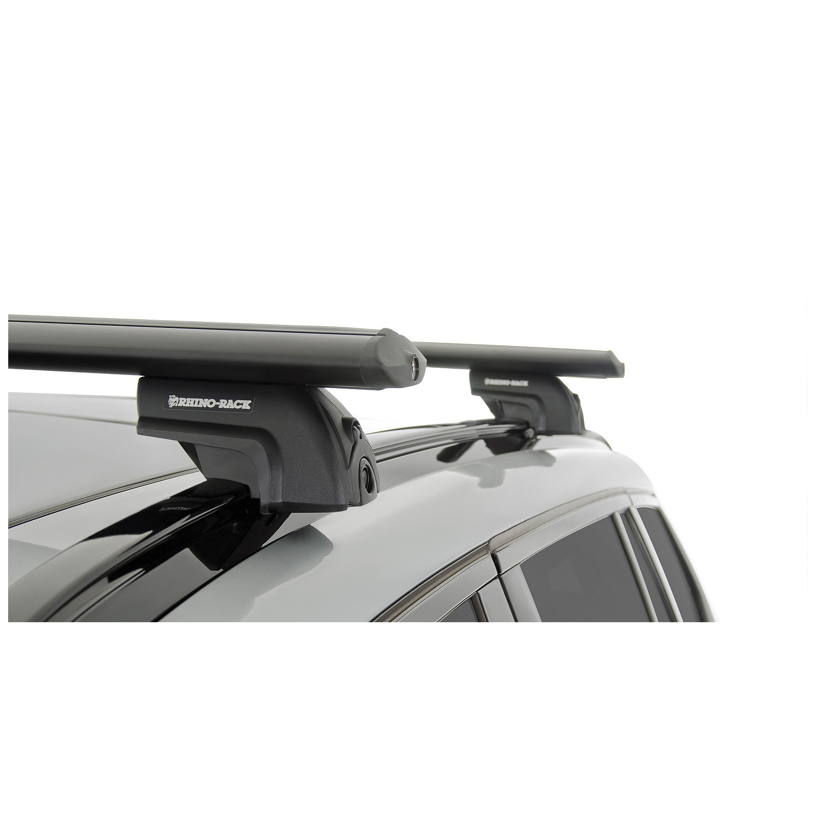 Kit 2 barres de toit noires RHINO-RACK Vortex SX • JA1744 