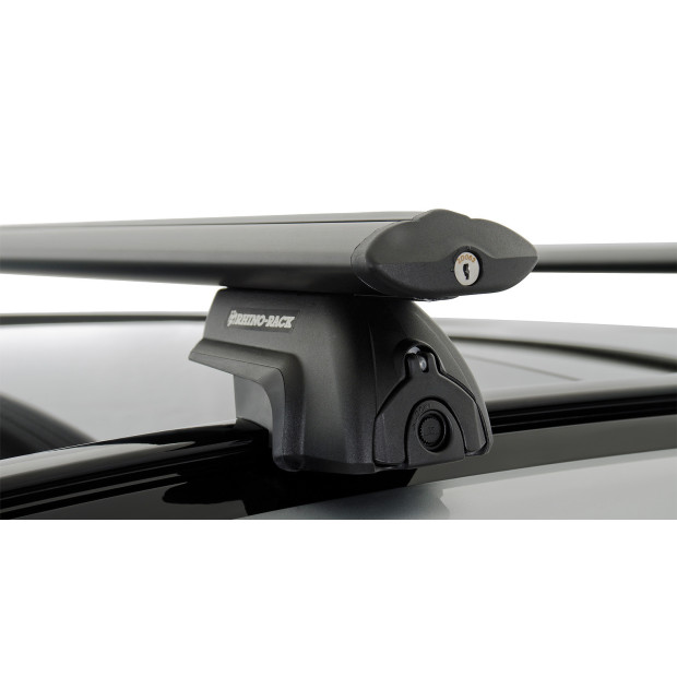 Kit 2 barres de toit noires RHINO-RACK Vortex SX • JA1744 
