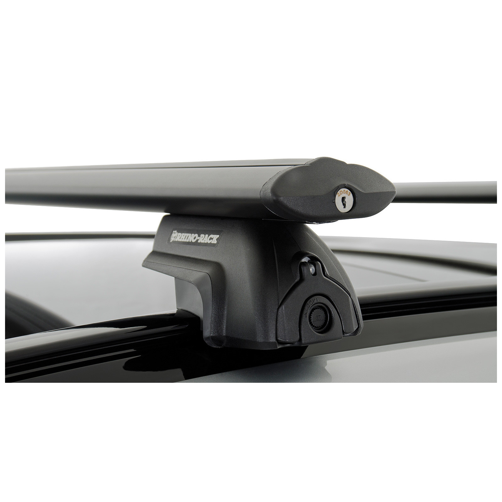 Kit 2 barres de toit noires RHINO-RACK Vortex SX • JA1744 