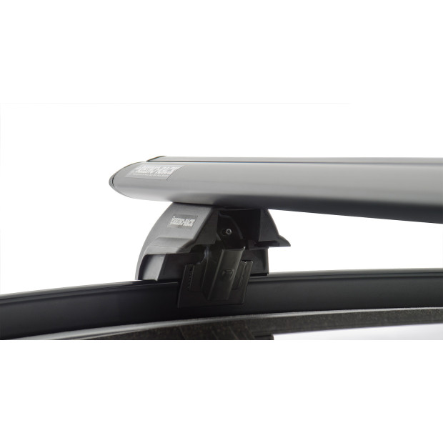 Kit 2 barres de toit noires RHINO-RACK Vortex SX • JA1744 