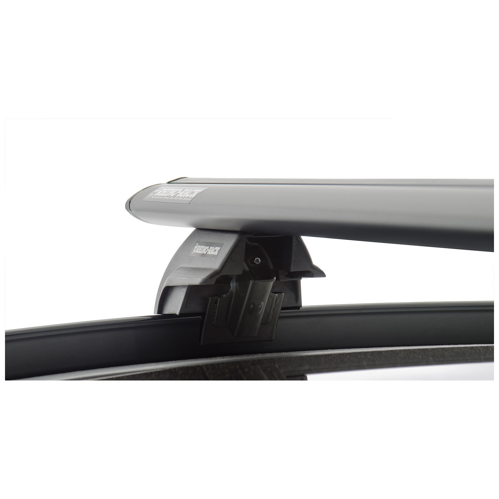 Kit 2 barres de toit noires RHINO-RACK Vortex SX • JA1744 