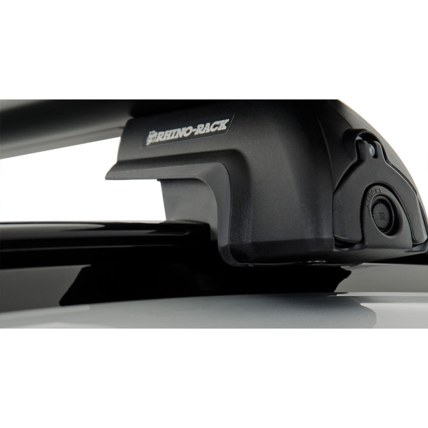 Kit 2 barres de toit noires RHINO-RACK Vortex SX • JA1744 