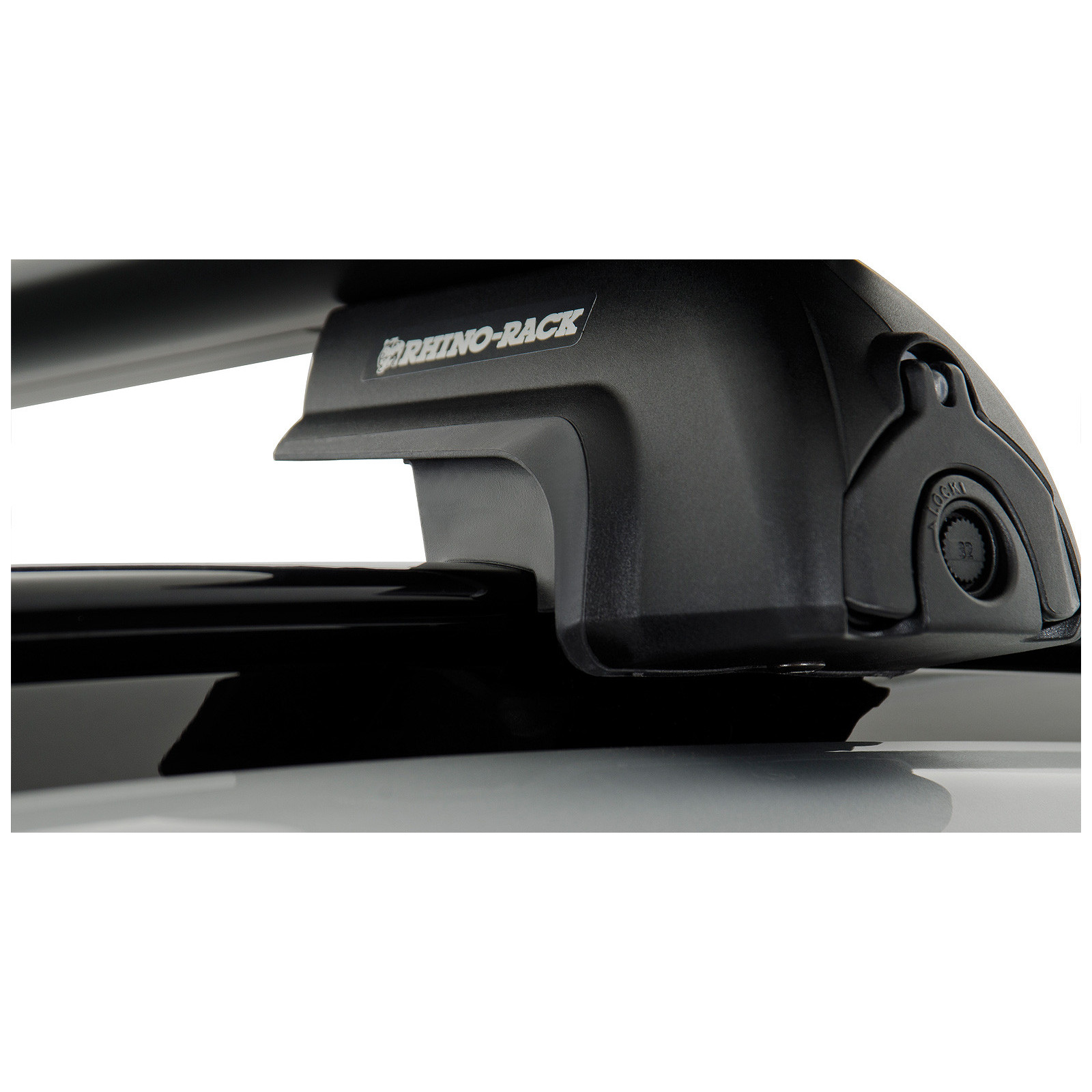 Kit 2 barres de toit noires RHINO-RACK Vortex SX • JA1744 