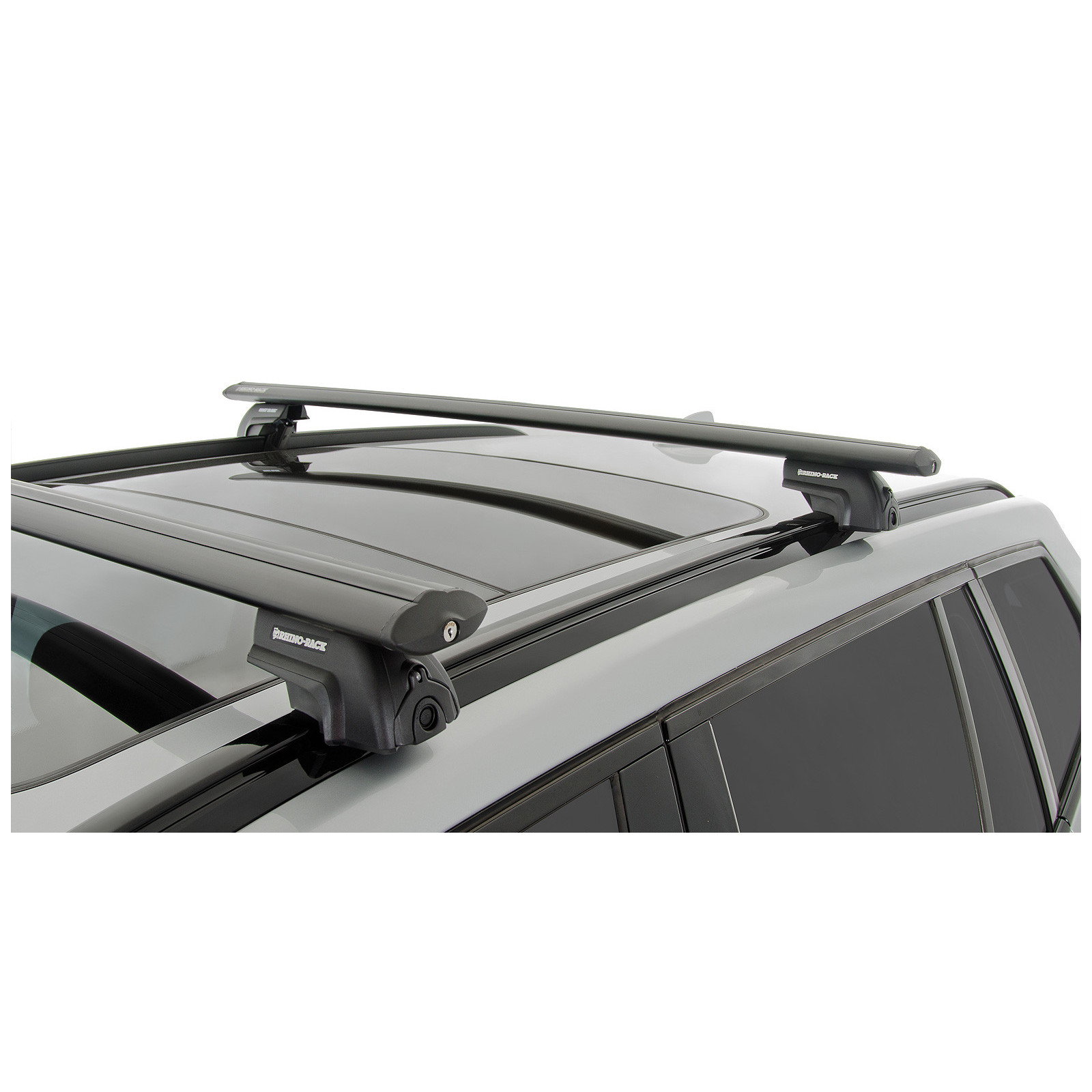 Kit 2 barres de toit noires RHINO-RACK Vortex SX • JA1744 