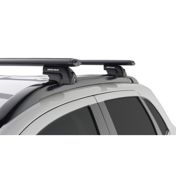 Kit 2 barres de toit noires RHINO-RACK Vortex SX • JA1753 