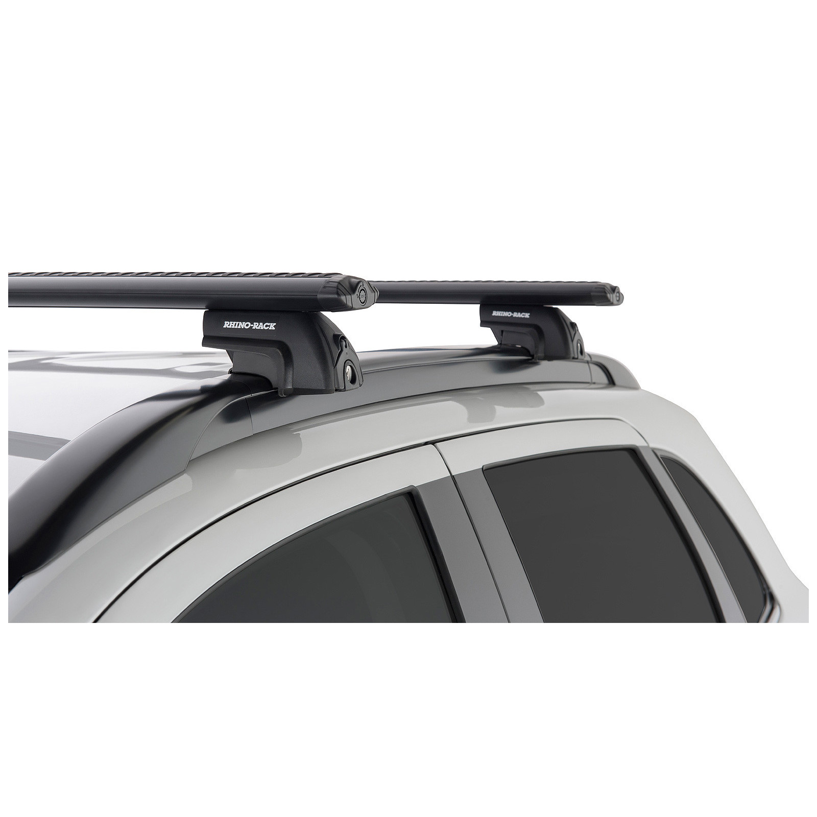 Kit 2 barres de toit noires RHINO-RACK Vortex SX • JA1753 