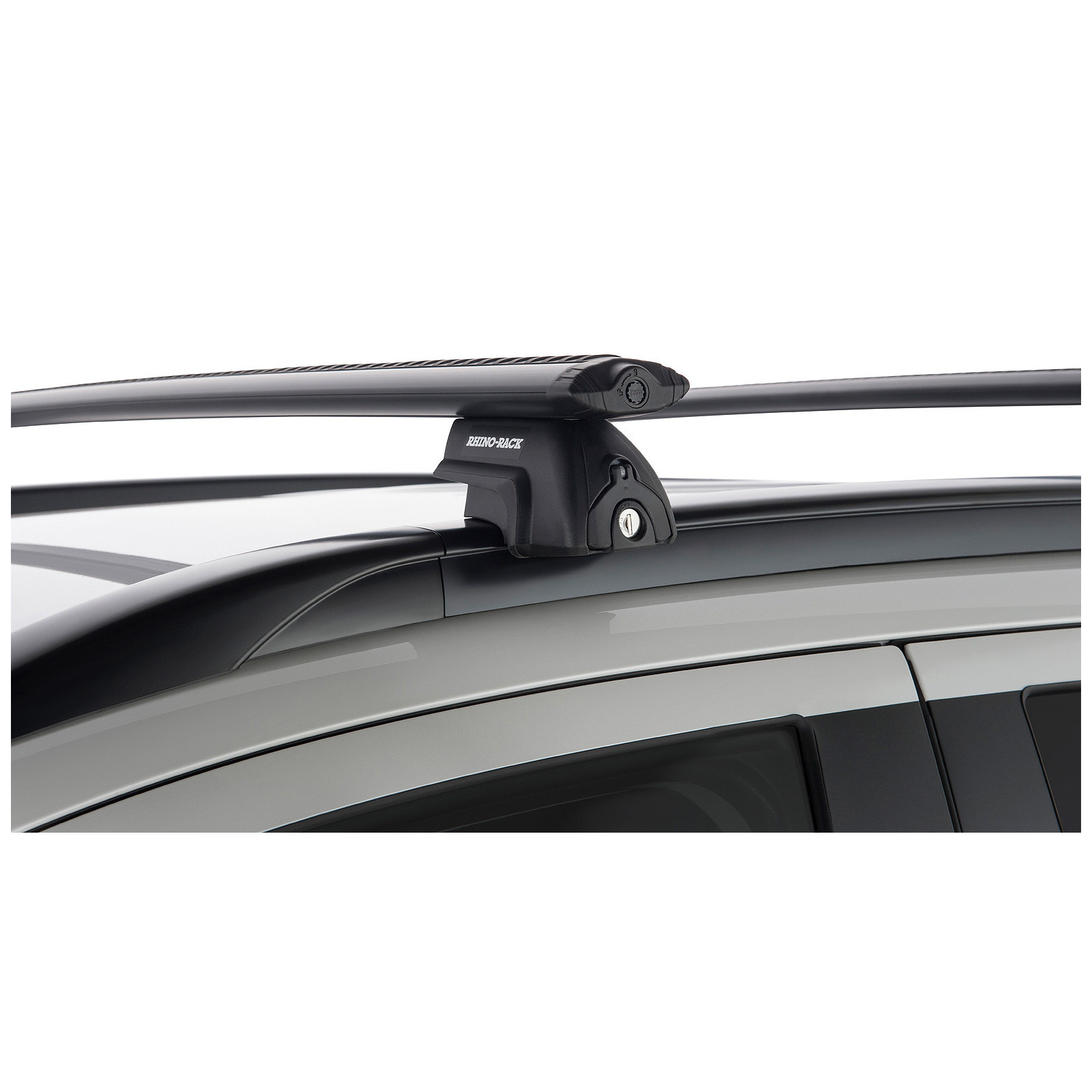 Kit 2 barres de toit noires RHINO-RACK Vortex SX • JA1753 