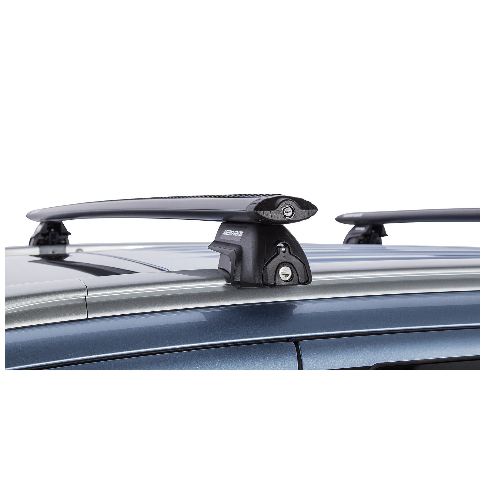 Kit 2 barres de toit noires RHINO-RACK Vortex SX • JA1753 