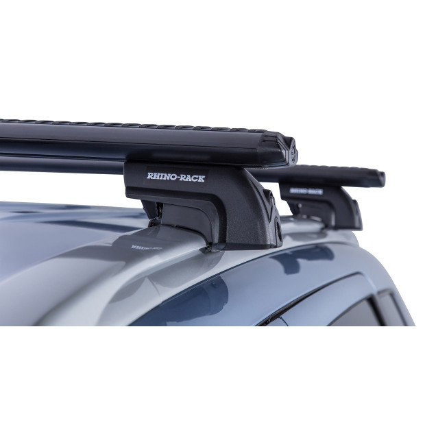 Kit 2 barres de toit noires RHINO-RACK Vortex SX • JA1753 