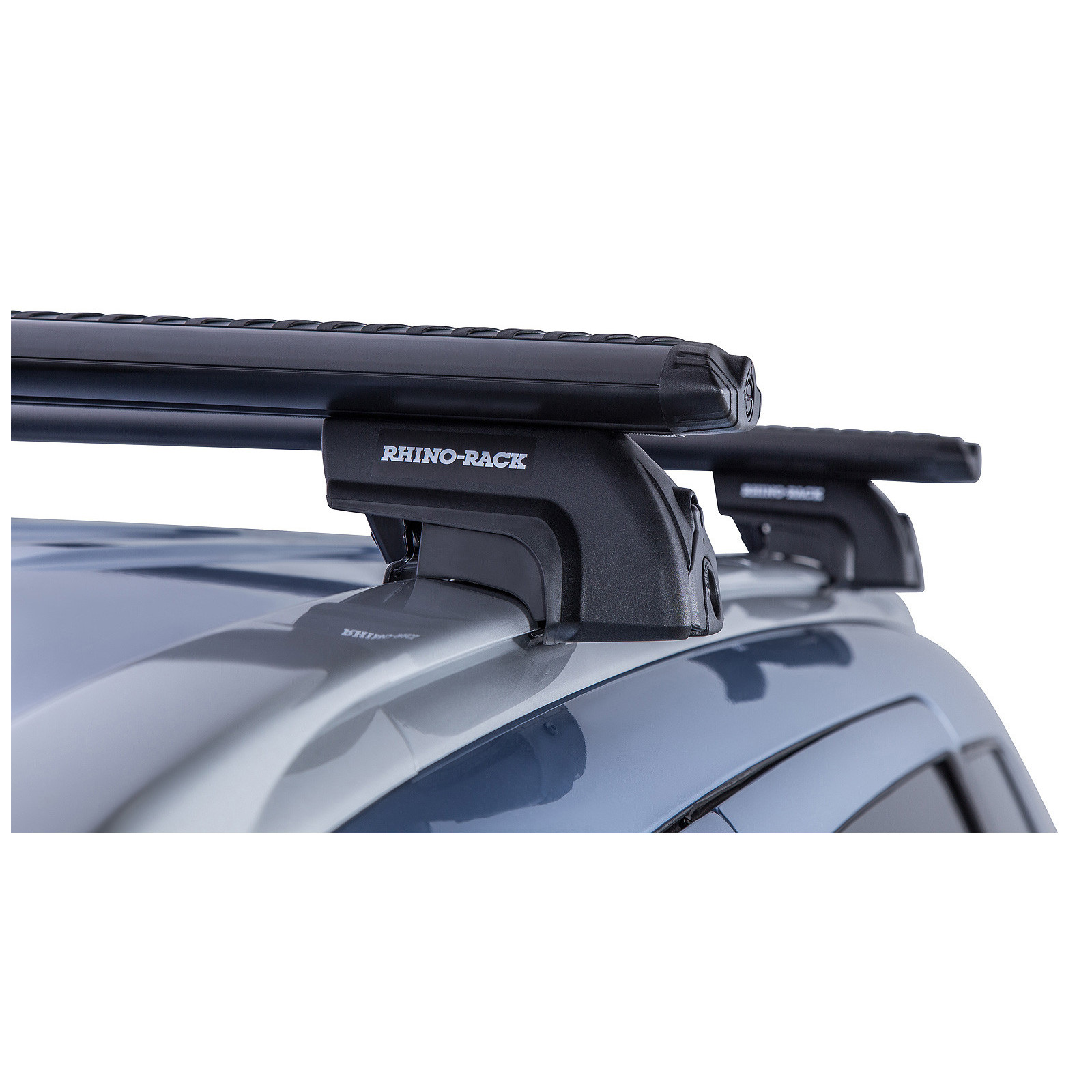 Kit 2 barres de toit noires RHINO-RACK Vortex SX • JA1753 