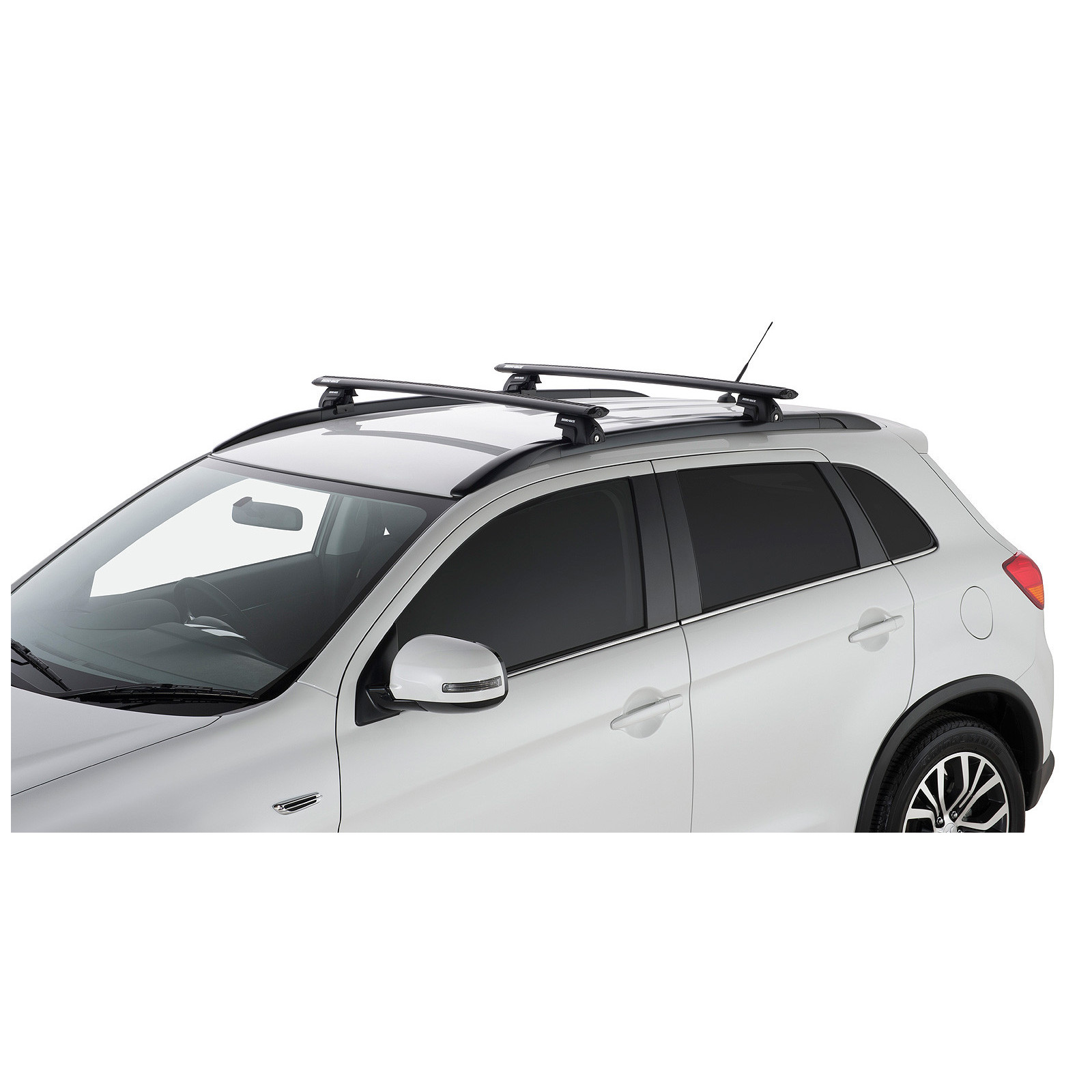 Kit 2 barres de toit noires RHINO-RACK Vortex SX • JA1753 