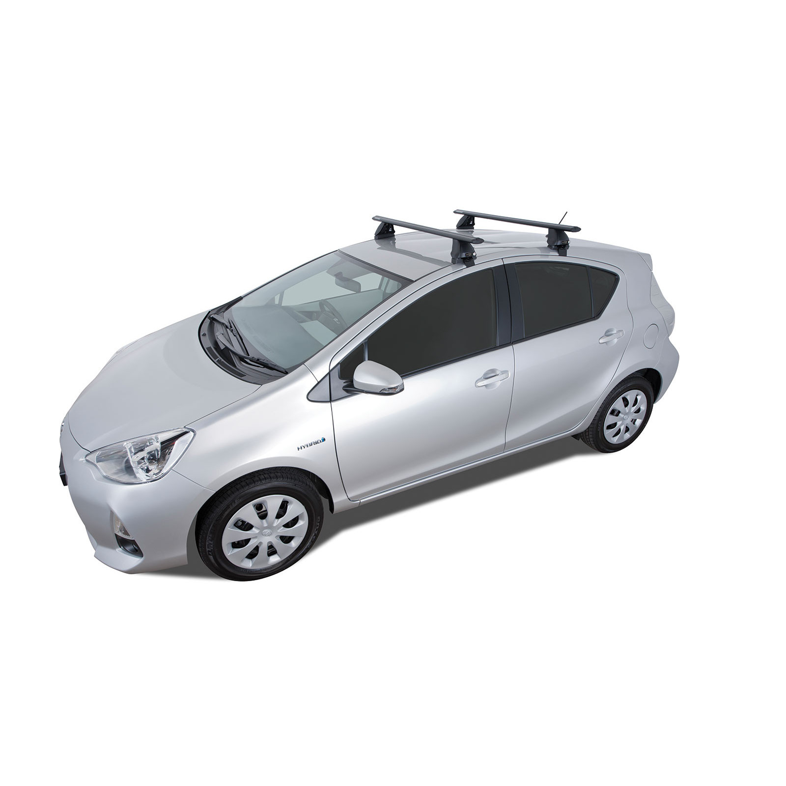 Kit 2 barres de toit noires RHINO-RACK Vortex 2500 • JA1776 