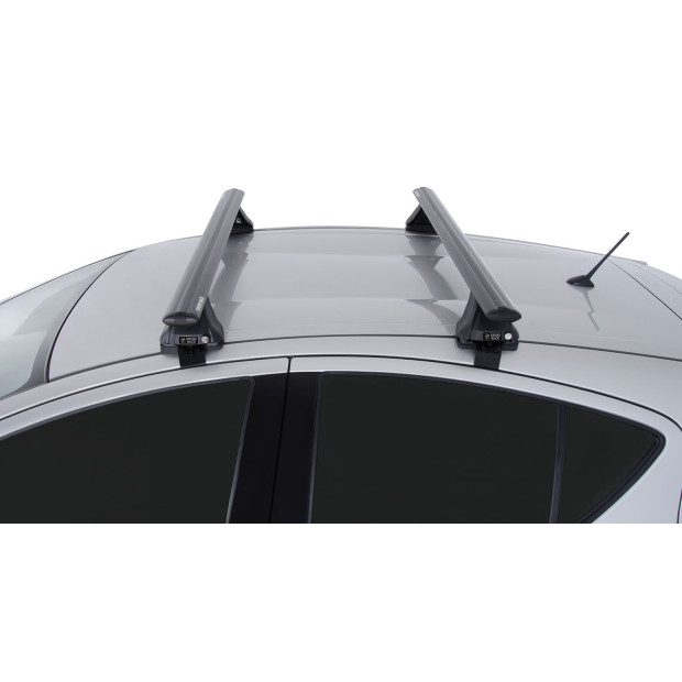 Kit 2 barres de toit noires RHINO-RACK Vortex 2500 • JA1776 