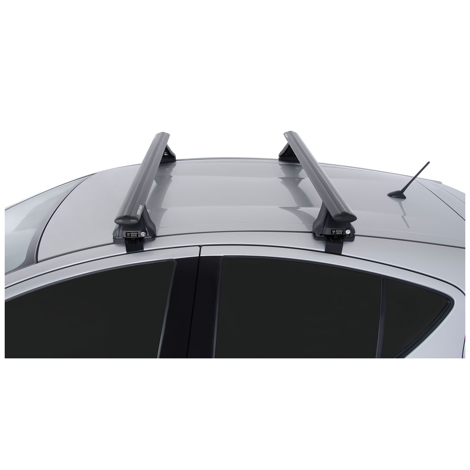 Kit 2 barres de toit noires RHINO-RACK Vortex 2500 • JA1776 