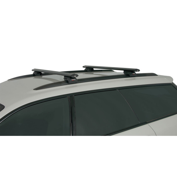 Kit 2 barres de toit noires RHINO-RACK Vortex SX • JA1778 