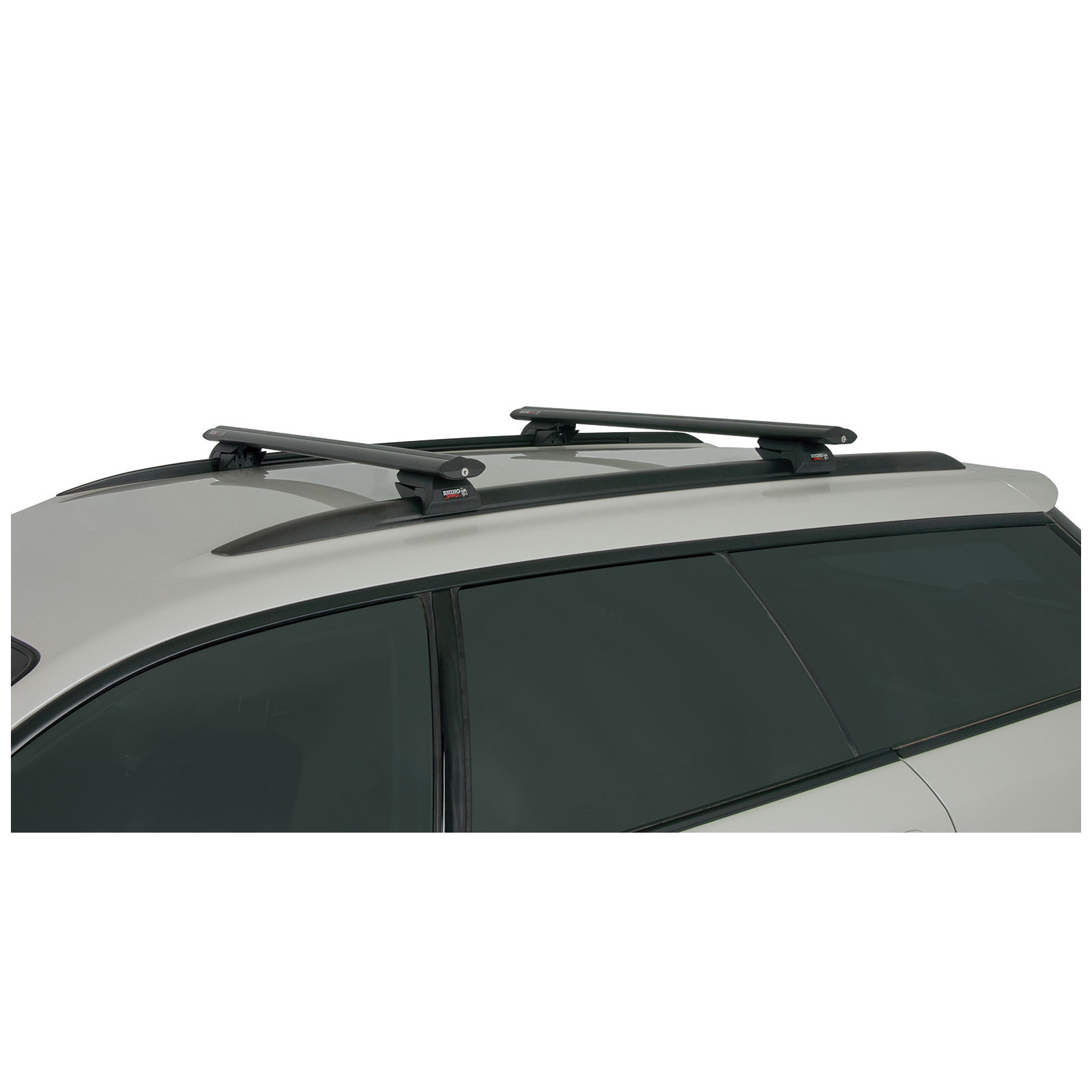 Kit 2 barres de toit noires RHINO-RACK Vortex SX • JA1778 