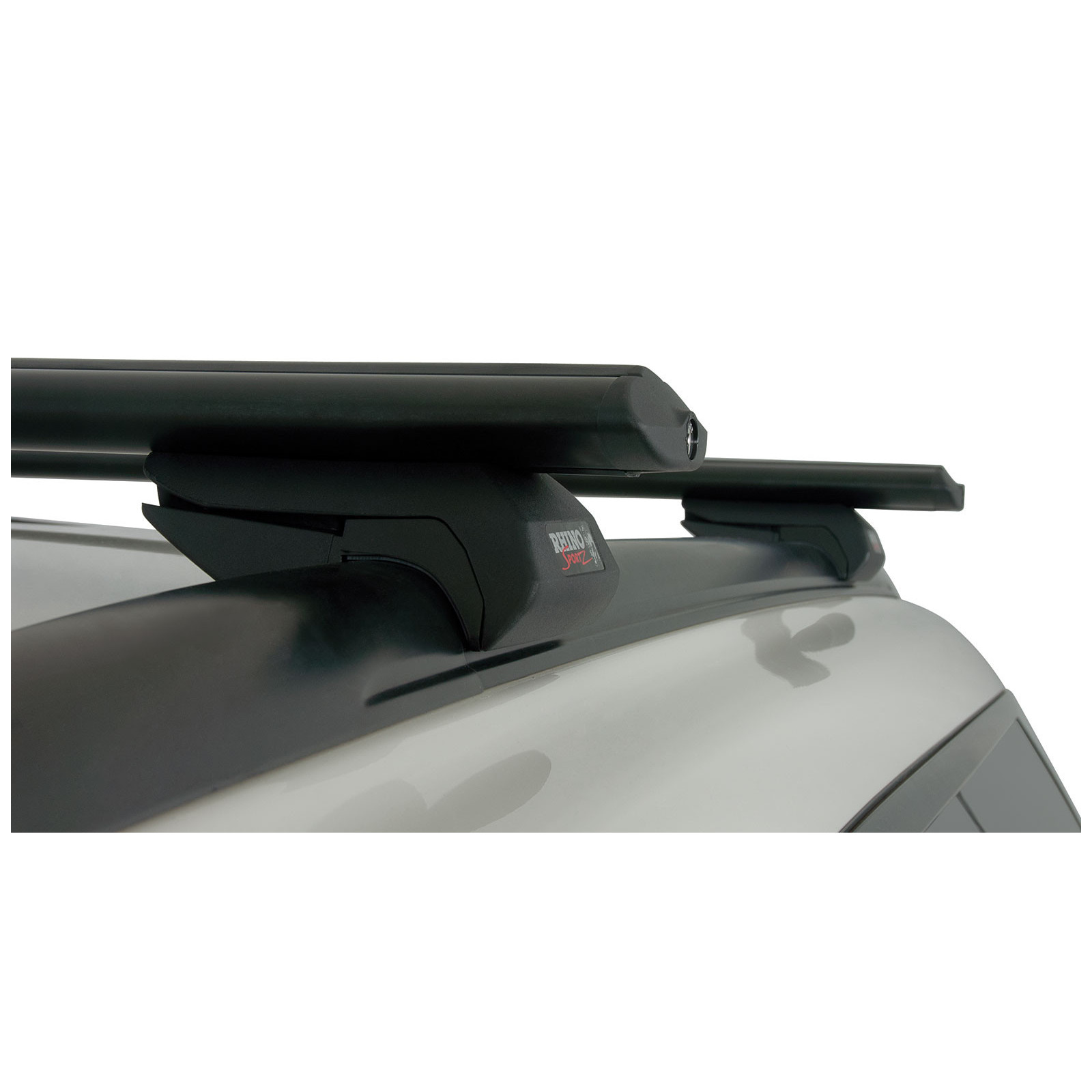 Kit 2 barres de toit noires RHINO-RACK Vortex SX • JA1778 