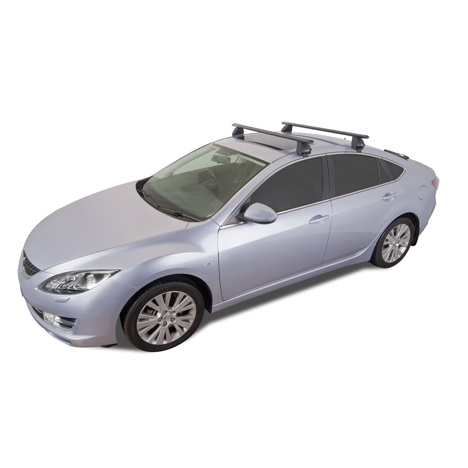 Kit 2 barres de toit noires RHINO-RACK Vortex 2500 • JA1840 