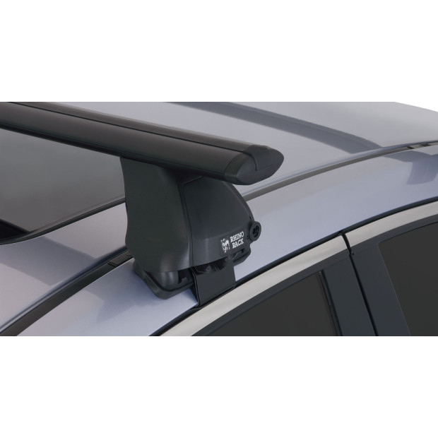 Kit 2 barres de toit noires RHINO-RACK Vortex 2500 • JA1840 