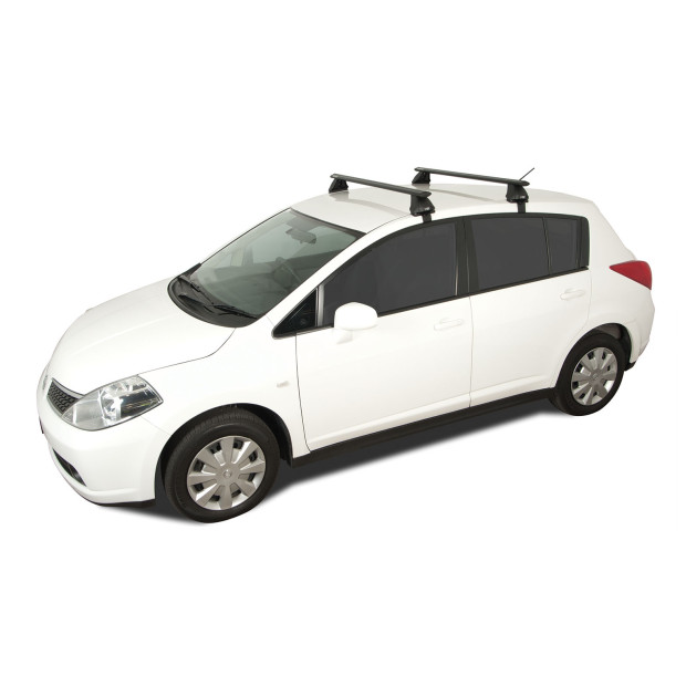 Kit 2 barres de toit noires RHINO-RACK Vortex 2500 • JA1844 