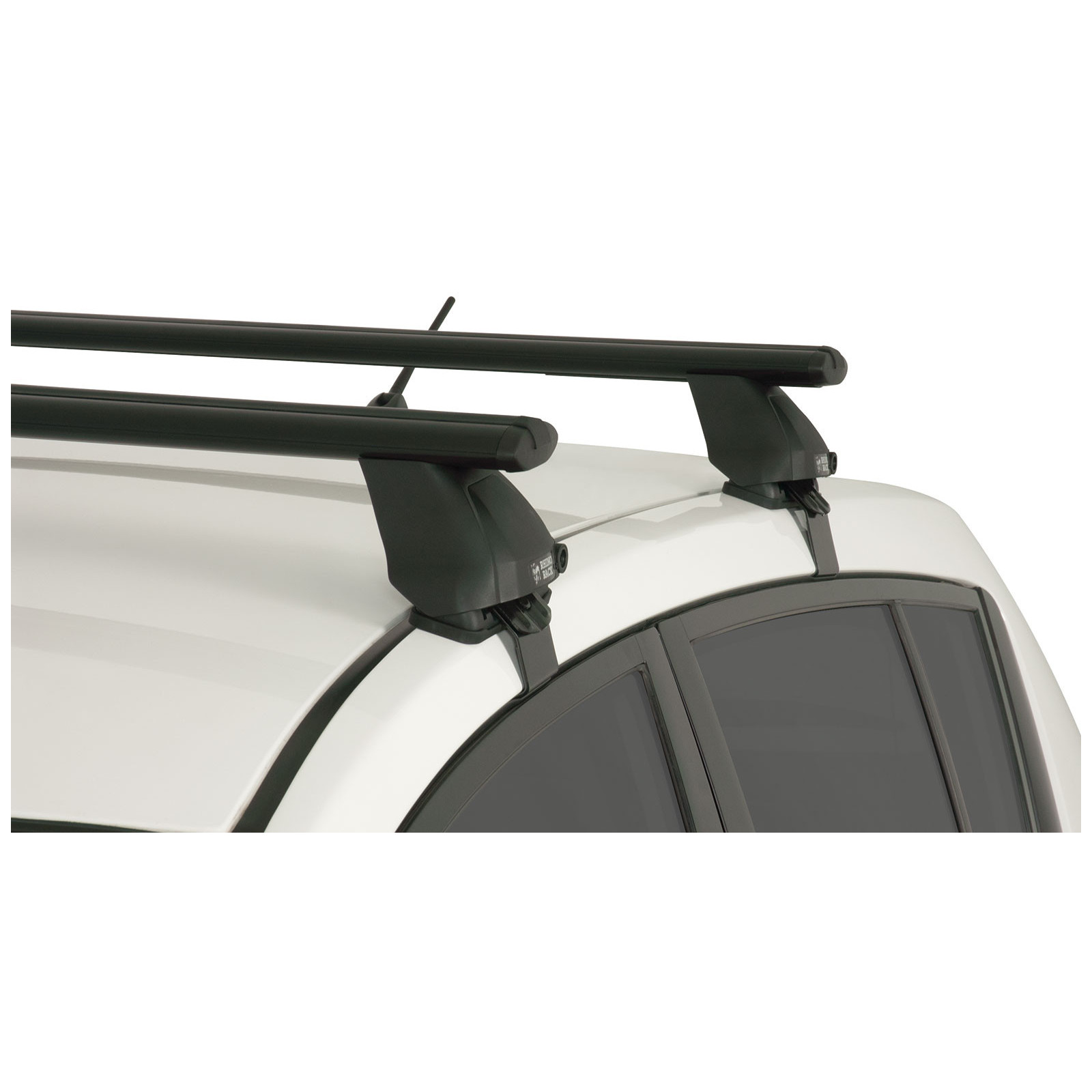 Kit 2 barres de toit noires RHINO-RACK Vortex 2500 • JA1844 