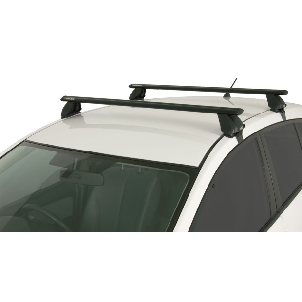 Kit 2 barres de toit noires RHINO-RACK Vortex 2500 • JA1844 