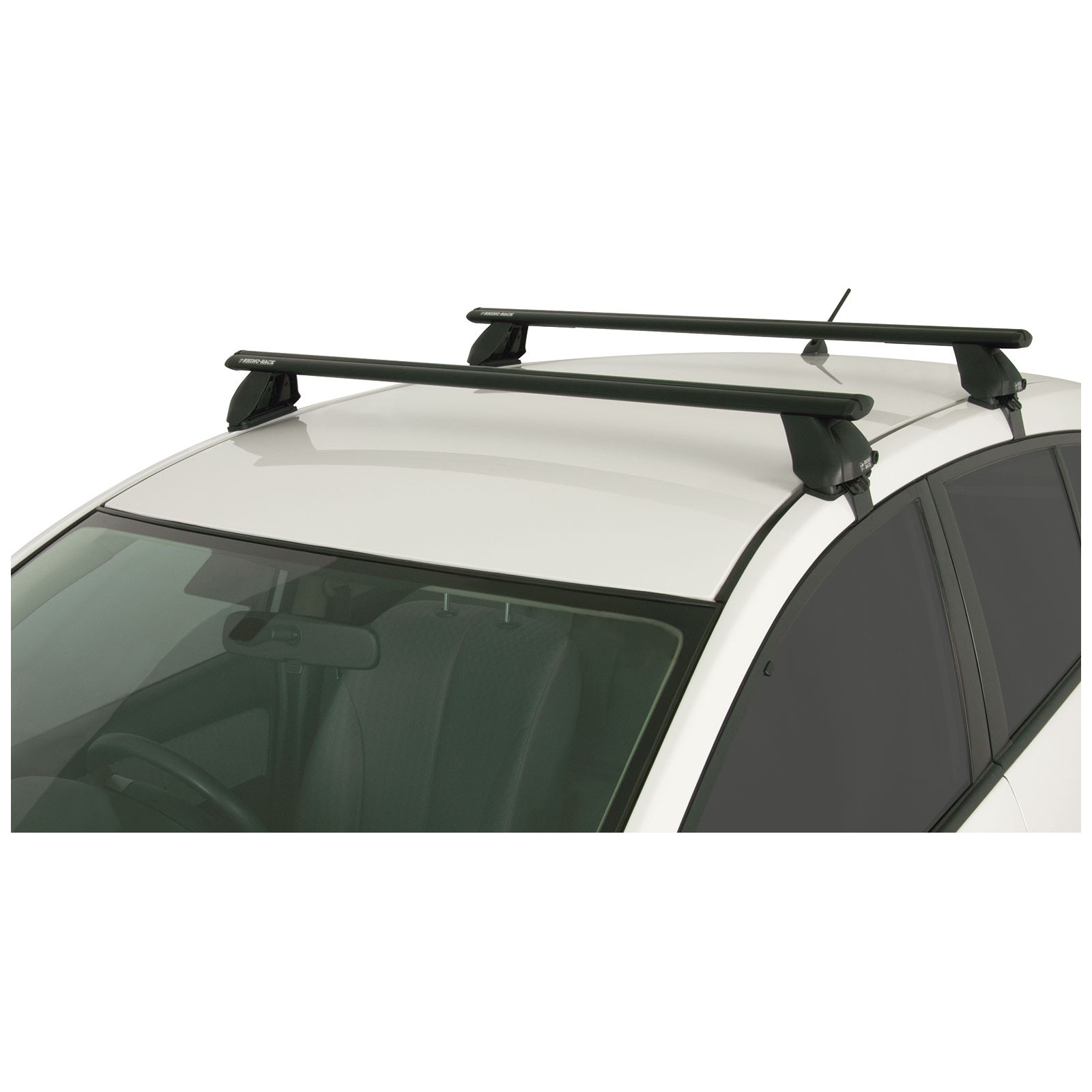 Kit 2 barres de toit noires RHINO-RACK Vortex 2500 • JA1844 