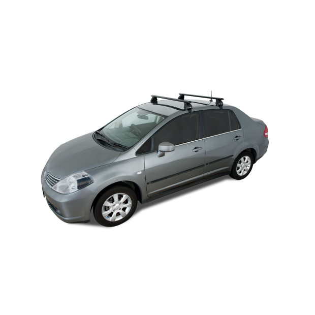 Kit 2 barres de toit noires RHINO-RACK Vortex 2500 • JA1844 