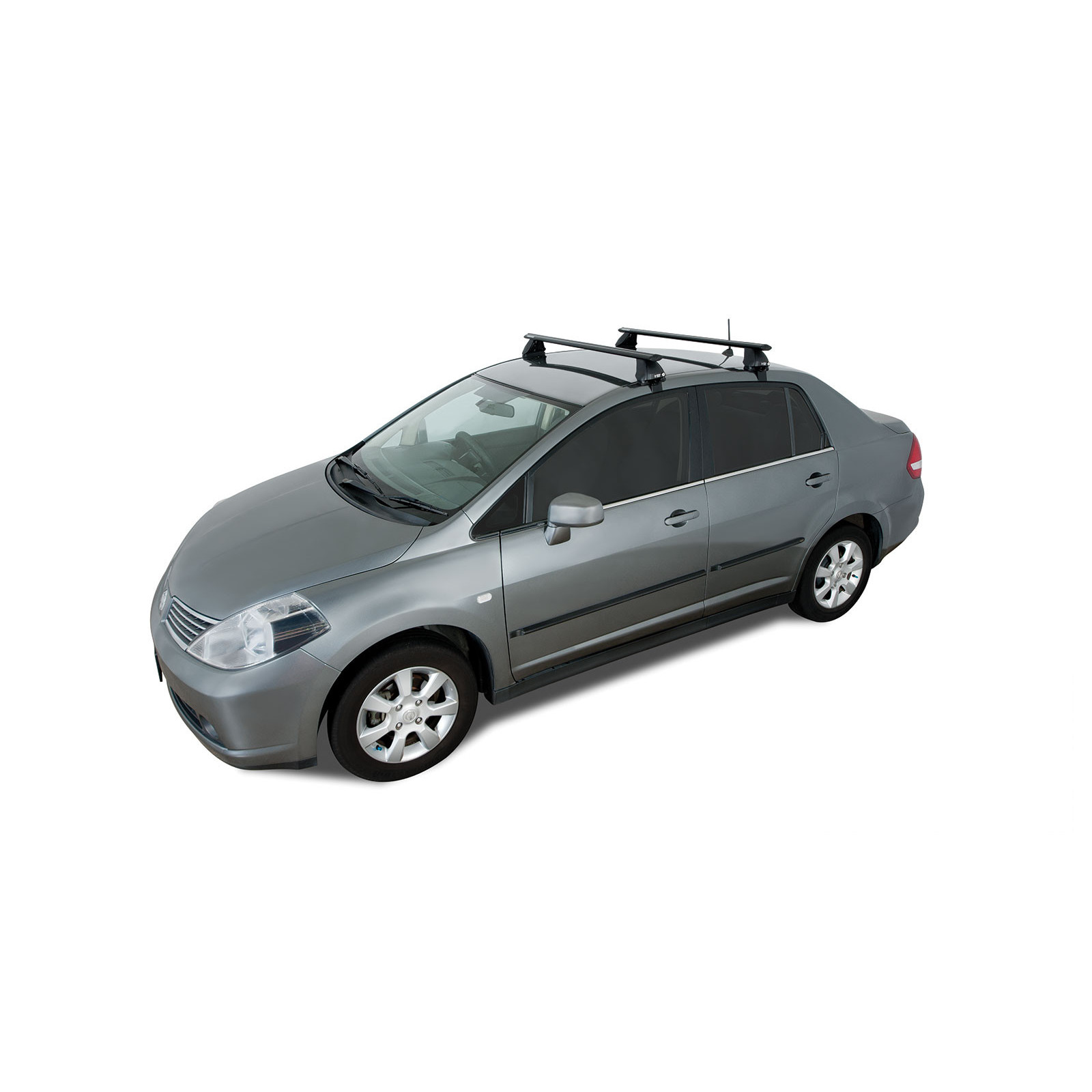 Kit 2 barres de toit noires RHINO-RACK Vortex 2500 • JA1844 