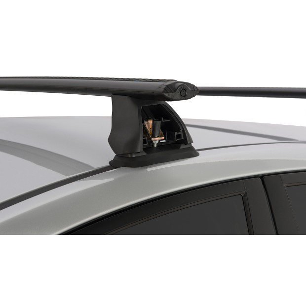 Kit 2 barres de toit noires RHINO-RACK Vortex 2500 FMP • JA1914 