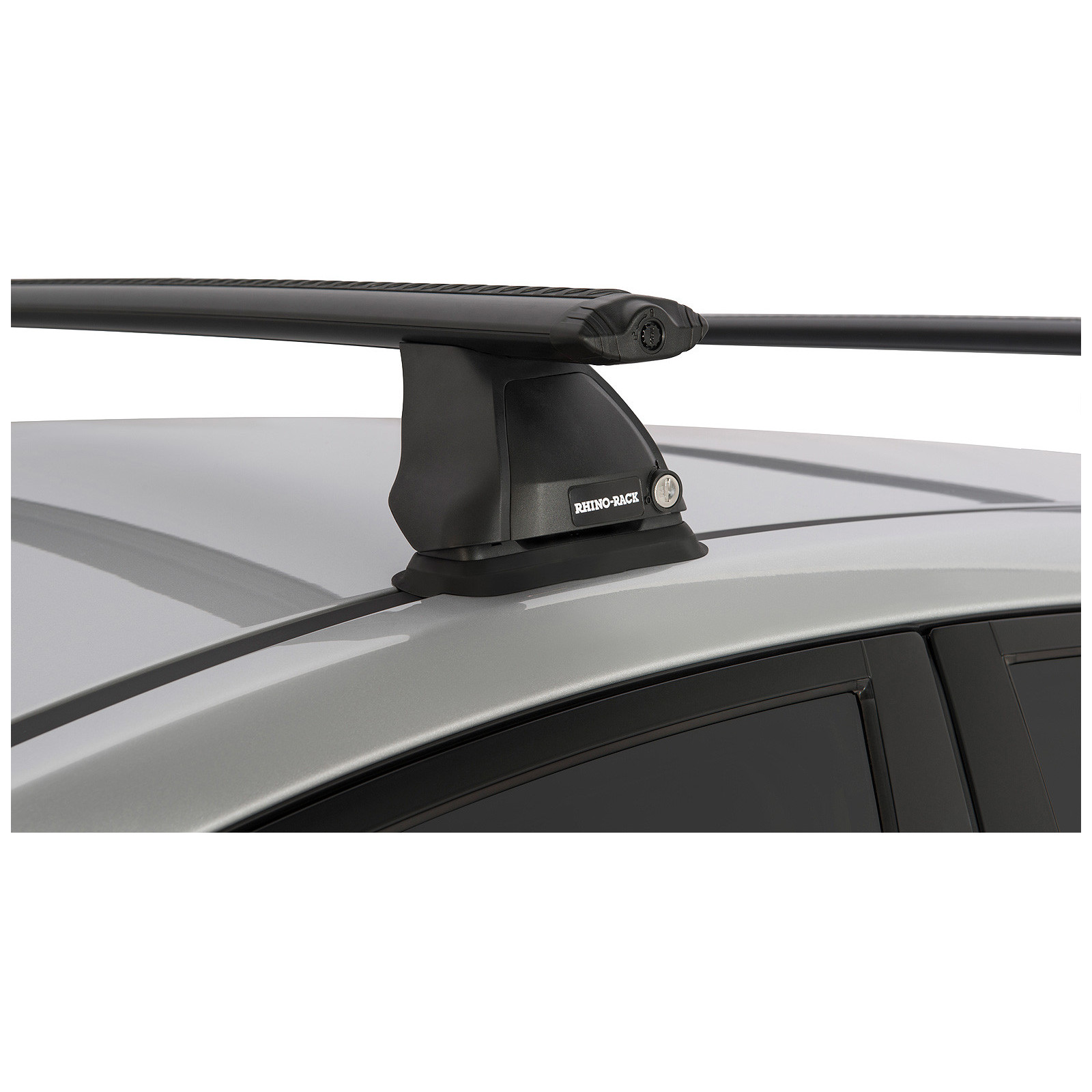 Kit 2 barres de toit noires RHINO-RACK Vortex 2500 FMP • JA1914 