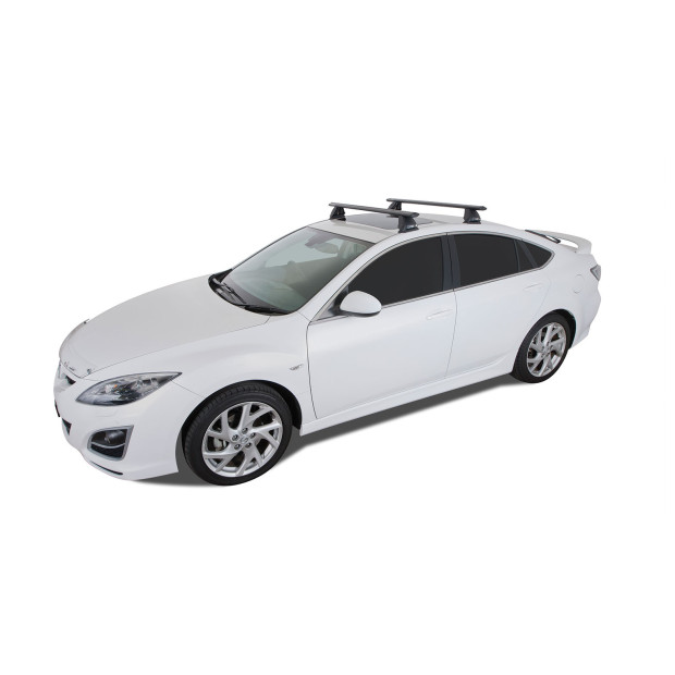 Kit 2 barres de toit noires RHINO-RACK Vortex 2500 FMP • JA1914 