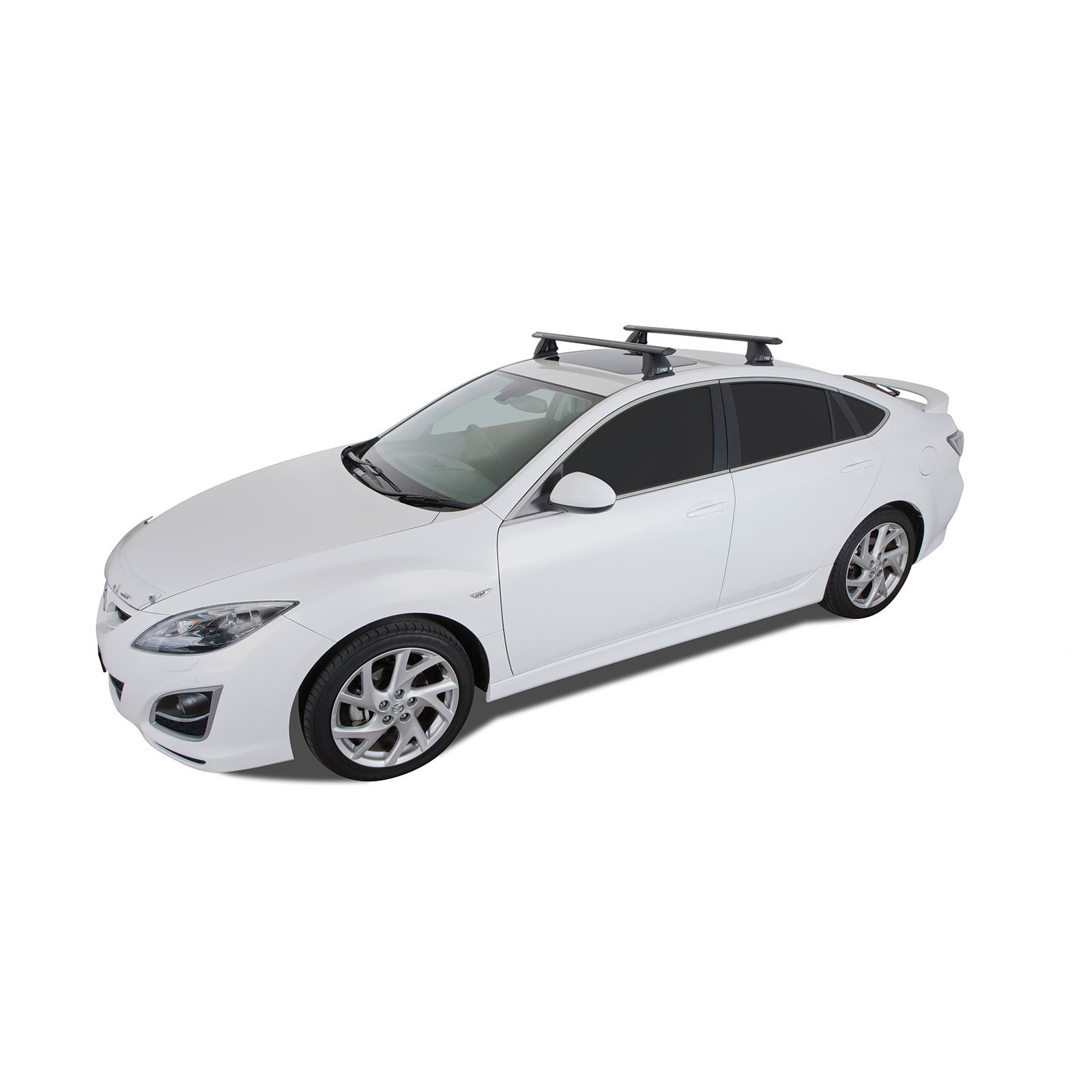 Kit 2 barres de toit noires RHINO-RACK Vortex 2500 FMP • JA1914 