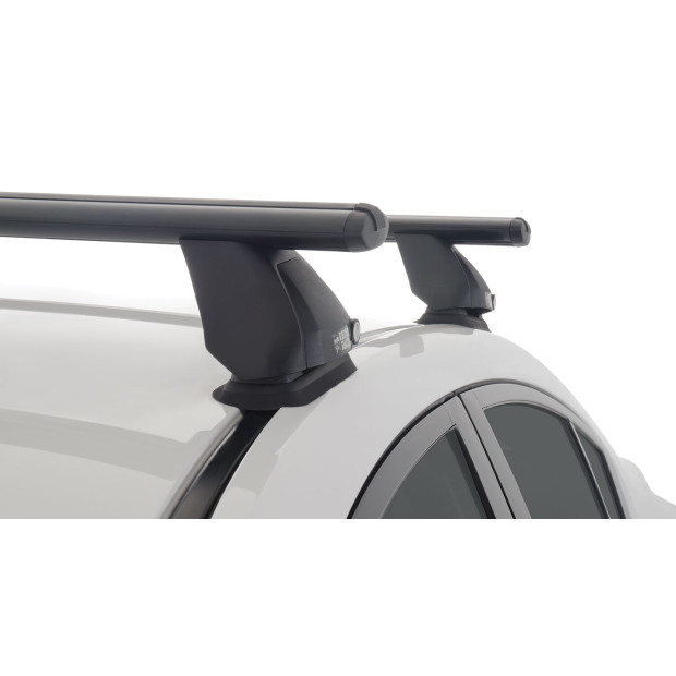 Kit 2 barres de toit noires RHINO-RACK Vortex 2500 FMP • JA1914 